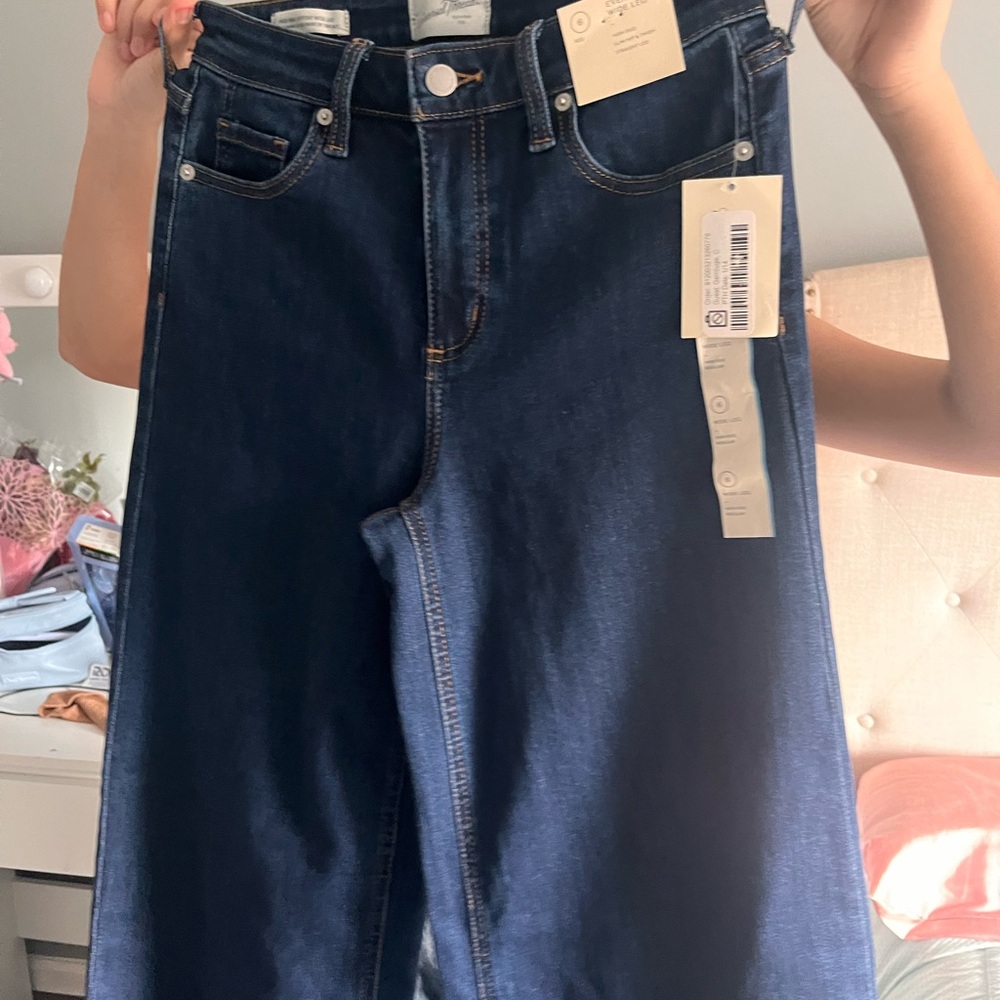Universal Thread Dark Indigo Flare Jeans - Picture 8 of 16